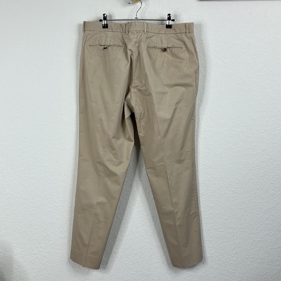 Tom Ford Side Tab Button Cotton Flat Front Khakis Mens - Picture 7 of 8